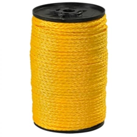 Swivel 0.19 in. 450 lbs Yellow Hollow Braided Polypropylene Rope SW2821261